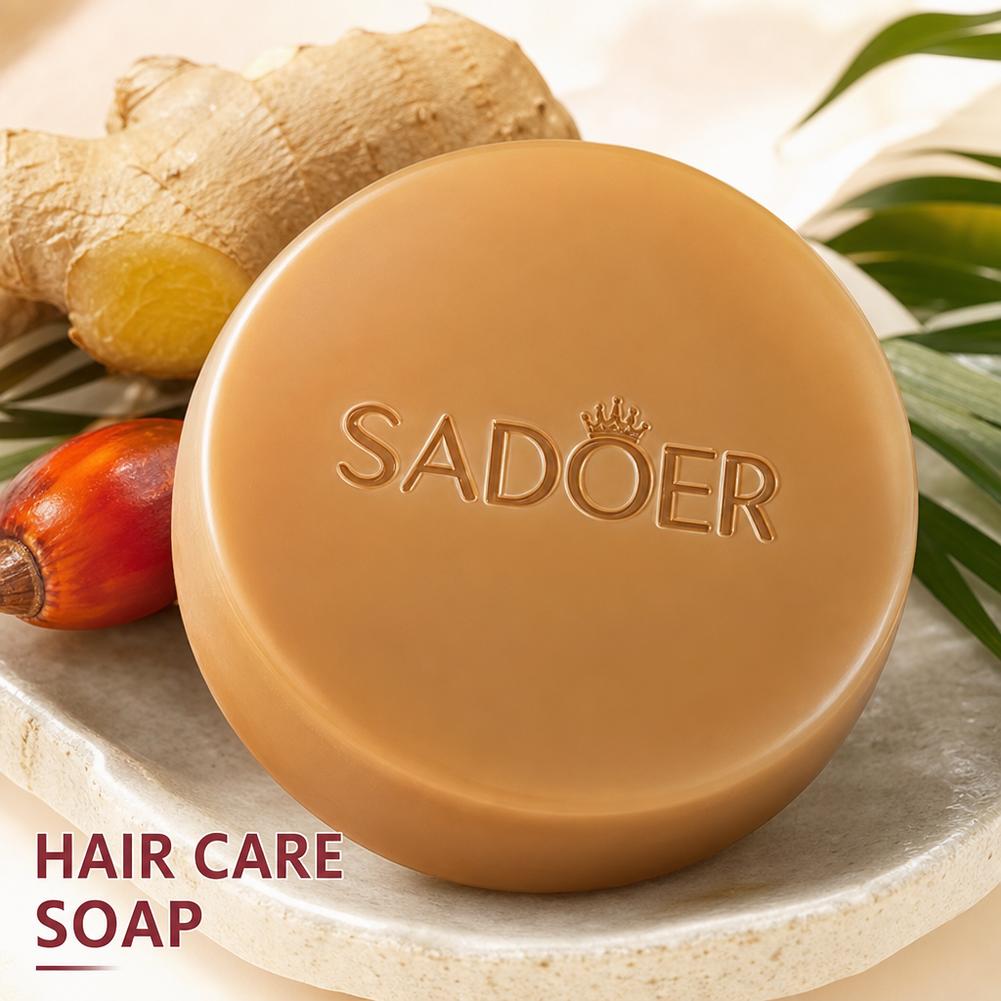 Bar Soap Shampoo Solid - شامبو الزنجبيل الطبيعي على شكل قالب،