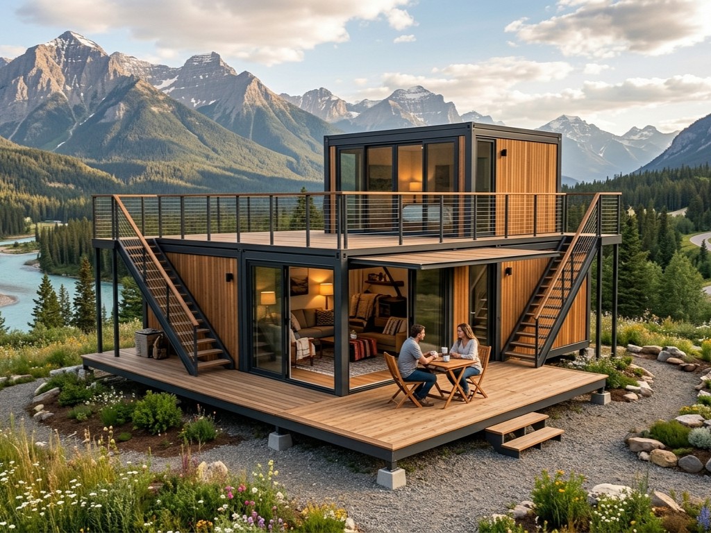 Sustainable Living Officer - منزل مسبق الصنع صديق للبيئة بغرفتي