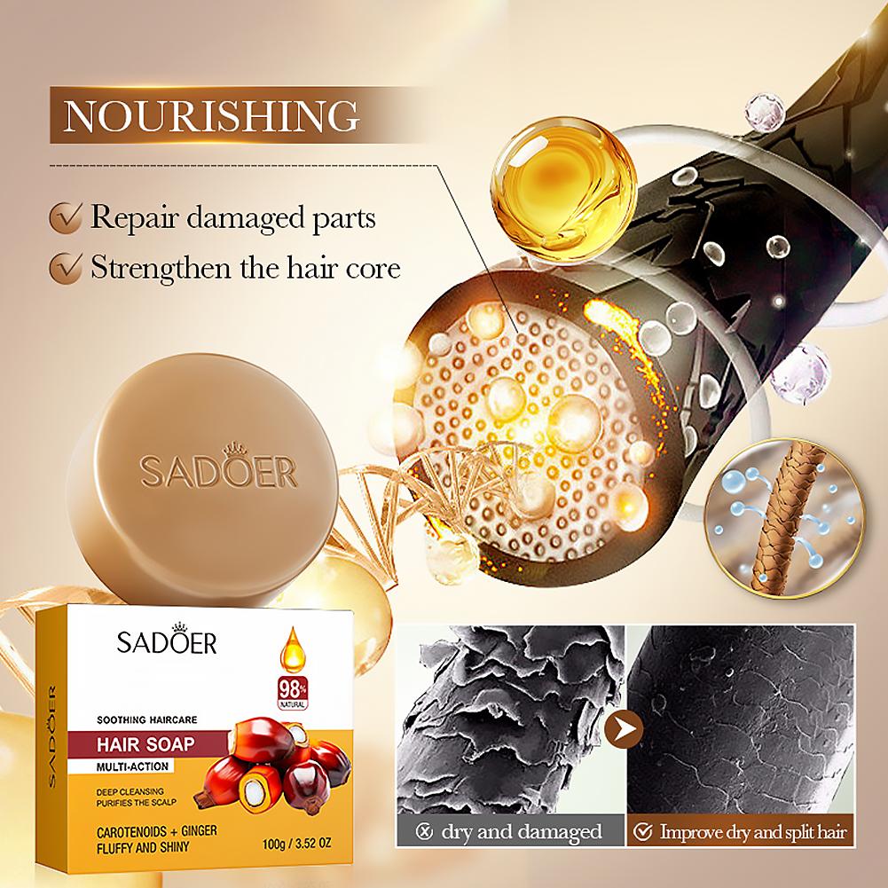 شامبو الزنجبيل الطبيعي على شكل - مراجعة Bar Soap Shampoo Solid وسعره