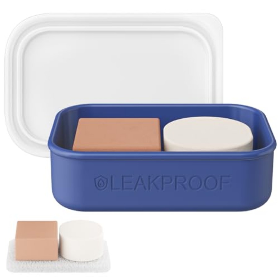 علبة صابون سفر مانعة للتسرب، ح - مراجعة Bar Soap Shampoo Solid وسعره