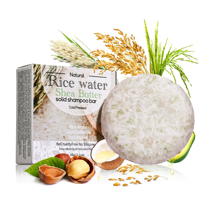 XF 60 جرام قالب شامبو الأرز 10 - مراجعة Bar Soap Shampoo Solid وسعره