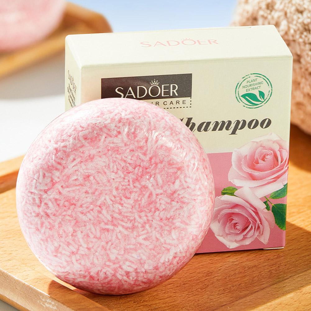صابون شامبو صلب بالورد للتنظيف - مراجعة Bar Soap Shampoo Solid وسعره