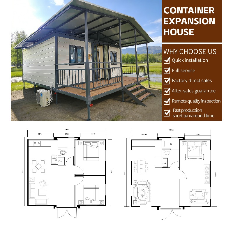 منزل حاويات قابل للتوسيع بتصمي - مراجعة Sustainable Living Home وسعره